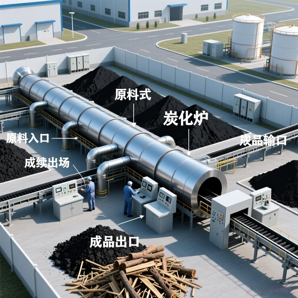 炭化爐生產線